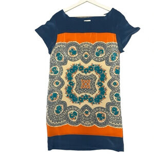 Anthropologie Meadow Rue 100 percent silk dress size  M